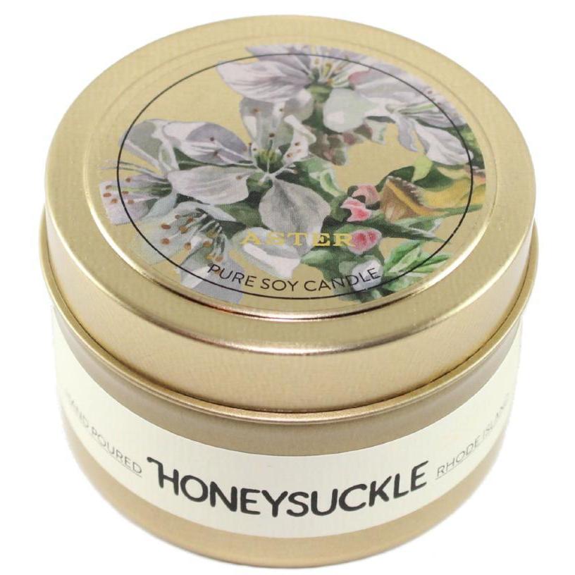 Honeysuckle scented candle